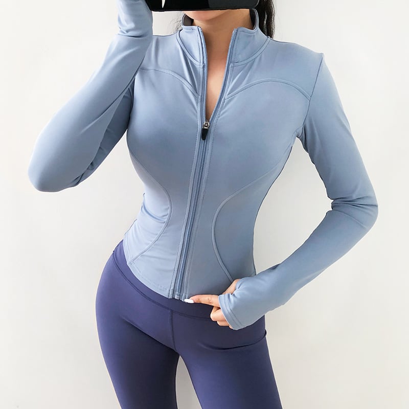 Sudadera Corta para Fitness y Chaqueta de Gimnasio